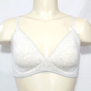On Gossamer Women's‎ Cabana Cotton Lounge Wirefree Bra Heather Grey NWT New